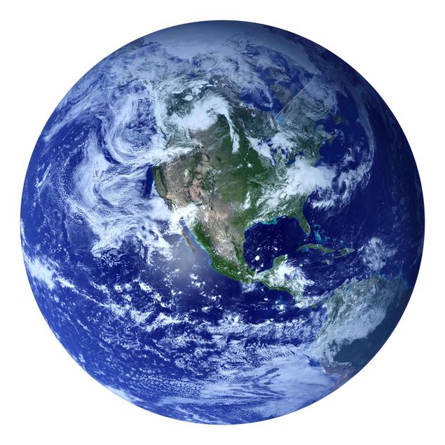 Papel pintado moderno Earth In Space
