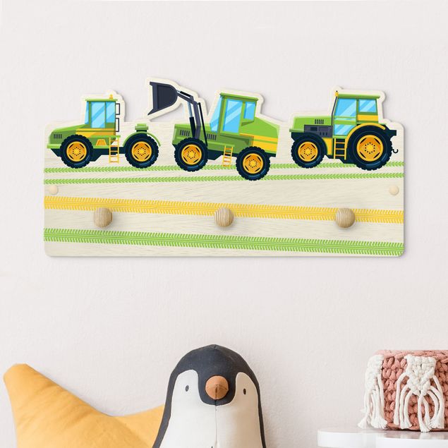 Decoración infantil pared Harvester, Tractor And Co