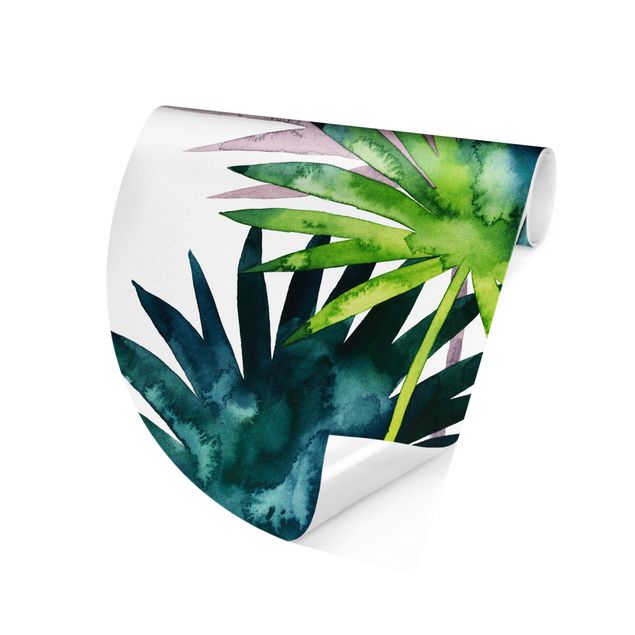 Papel pintado salón moderno Exotic Foliage - Fan Palm