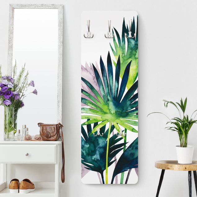Percheros de pared de flores Exotic Foliage - Fan Palm