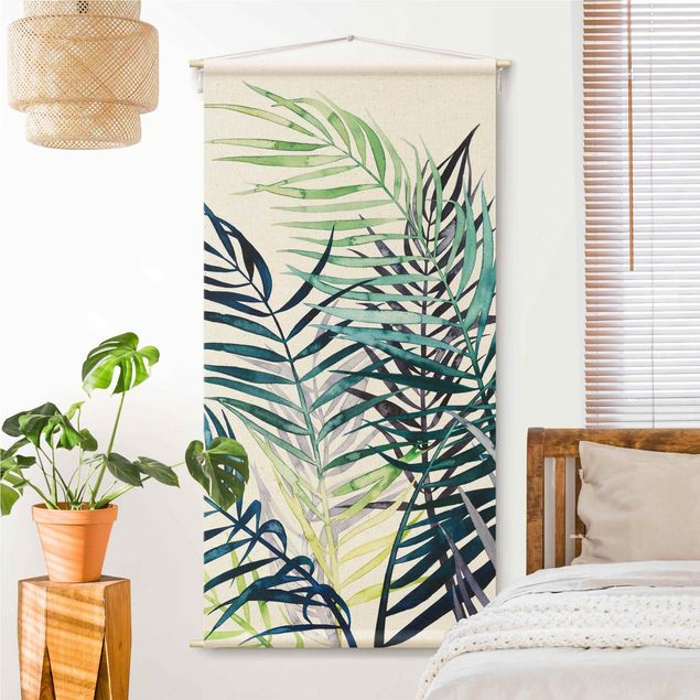Tapices modernos para pared Exotic Foliage - Palm Tree