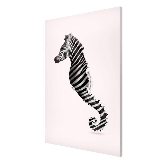Cuadros caballos Seahorse With Zebra Stripes