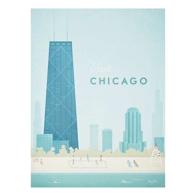 Cuadros ciudades Travel Poster - Chicago