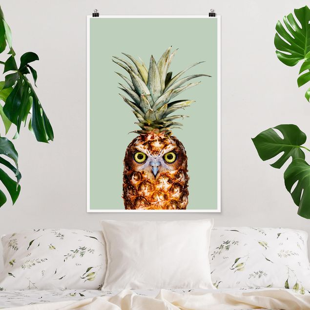 Decoración en la cocina Pineapple With Owl