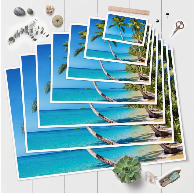Cuadros en tonos azules Beach Of Thailand