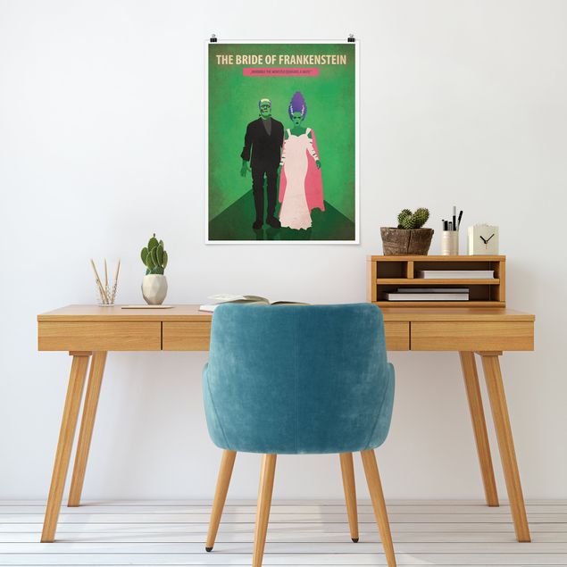Póster de cuadros famosos Film Poster The Bride Of Frankenstein