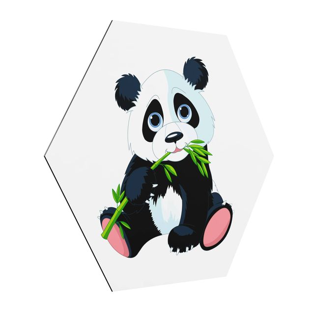 Cuadros infantiles animales Nibbling Panda