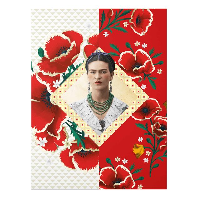 Láminas de cuadros famosos Frida Kahlo - Poppies