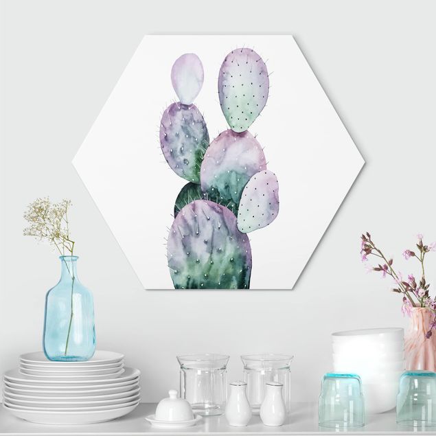Cuadros plantas Cactus In Purple II