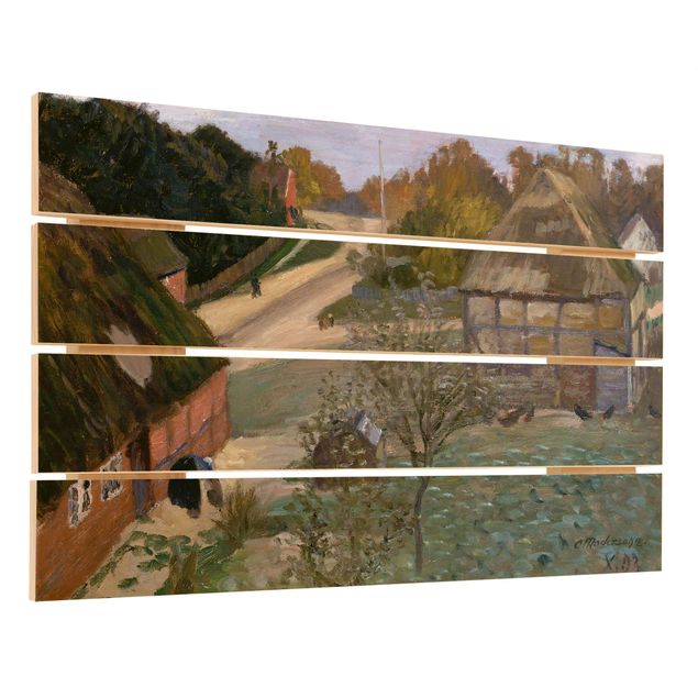 Cuadros de madera paisajes Otto Modersohn - Alt-Worpswede