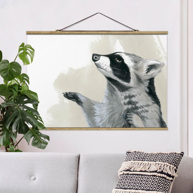 Cuadros osos Forest Friends - Raccoon
