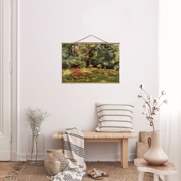 Cuadros Impresionismo Max Liebermann - Flower Terrace Wannseegarten