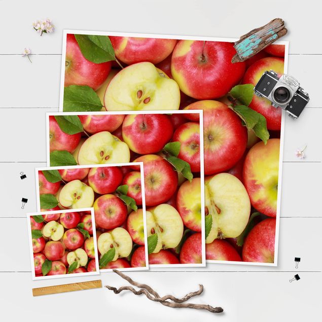 Láminas decorativas Juicy apples