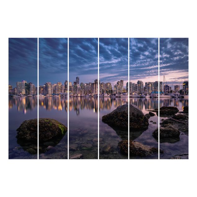 Cortinas japonesas Vancouver At Sunset