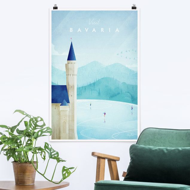 Decoración en la cocina Travel Poster - Bavaria