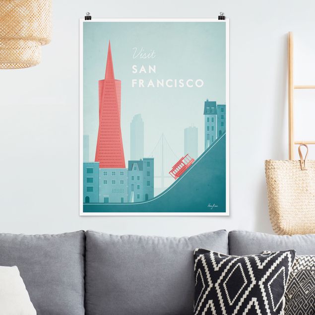 Decoración cocina Travel Poster - San Francisco
