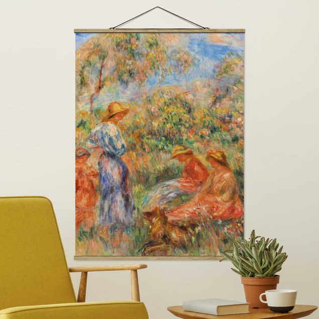 Decoración cocina Auguste Renoir - Three Women and Child in a Landscape