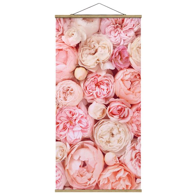 Cuadros románticos para dormitorios Roses Rosé Coral Shabby