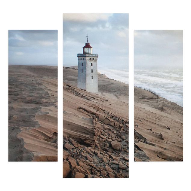 Lienzos paisajes naturales Lighthouse In Denmark