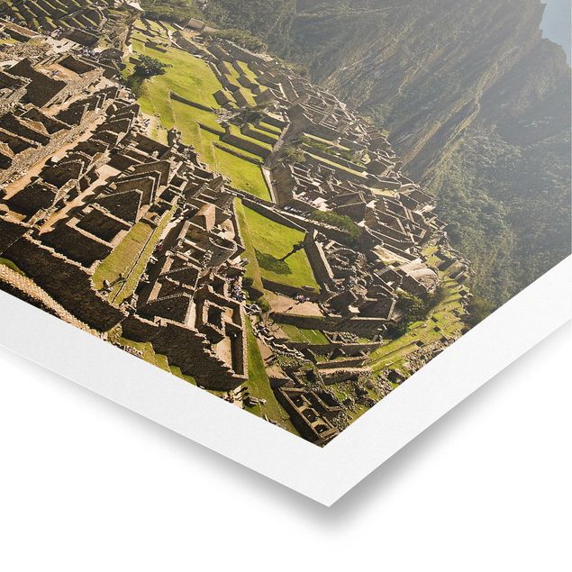 Póster ciudades Machu Picchu