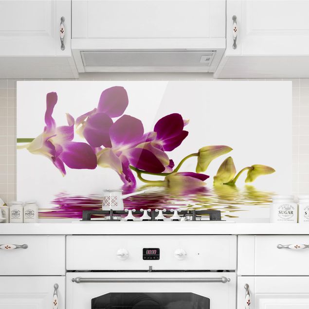 Decoración en la cocina Pink Orchid Waters