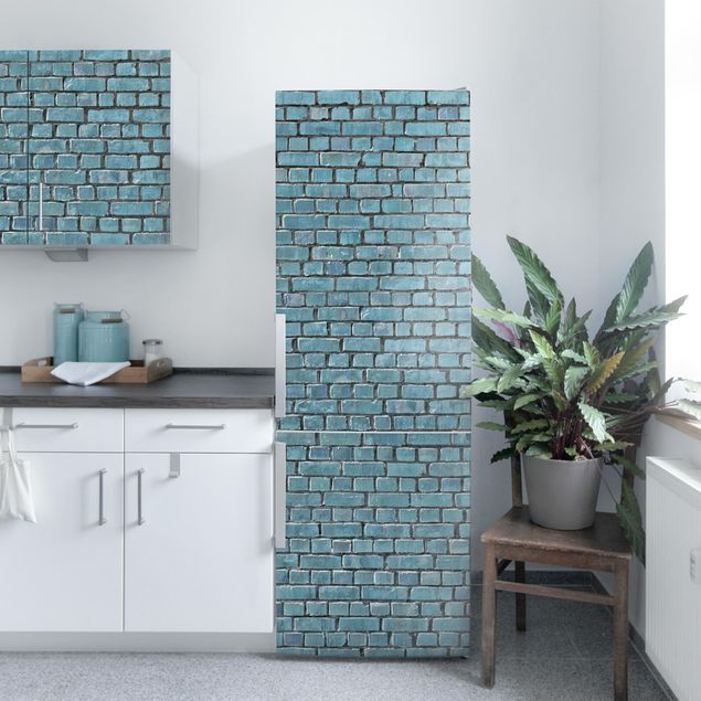 Decoración cocina Brick Tiles Turquoise