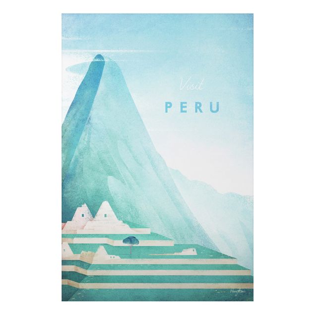 Cuadros de paisajes de montañas Travel Poster - Peru