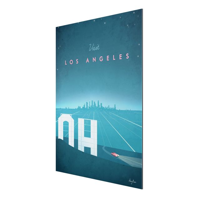 Cuadros famosos Travel Poster - Los Angeles