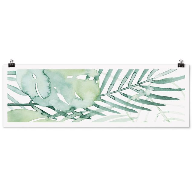 Cuadros flores Palm Fronds In Watercolour I