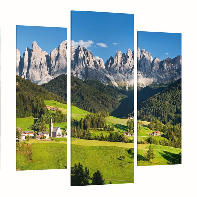 Cuadros montañas Odle In South Tyrol