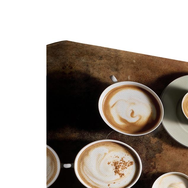 Cuadros modernos Trilogy of coffee cups