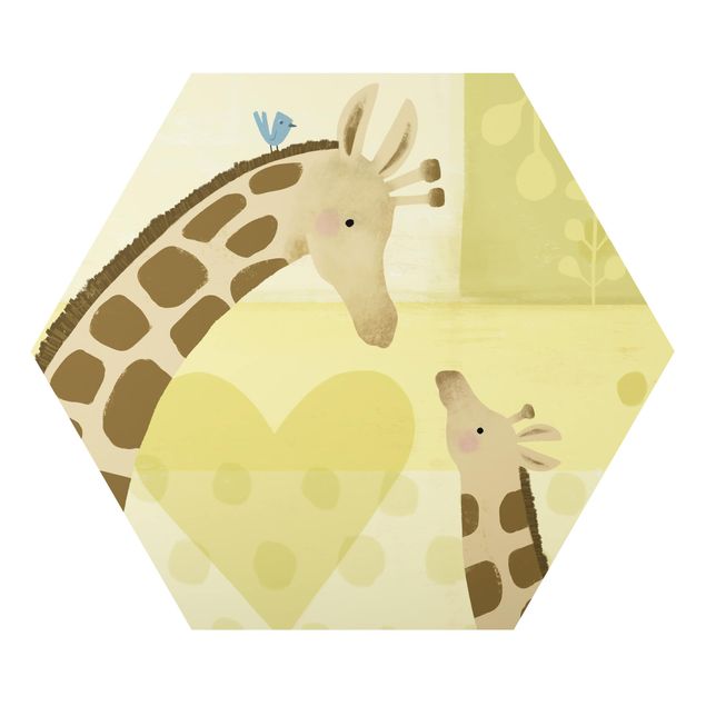 Cuadros infantiles animales Mum And I - Giraffes