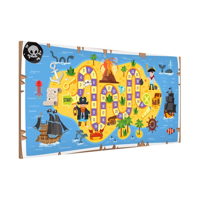 Decoración infantil pared Playoom Mat Pirates  - Looking For the Treasure