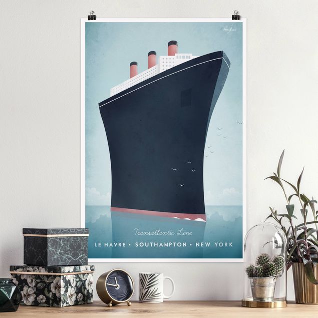 Decoración de cocinas Travel Poster - Cruise Ship