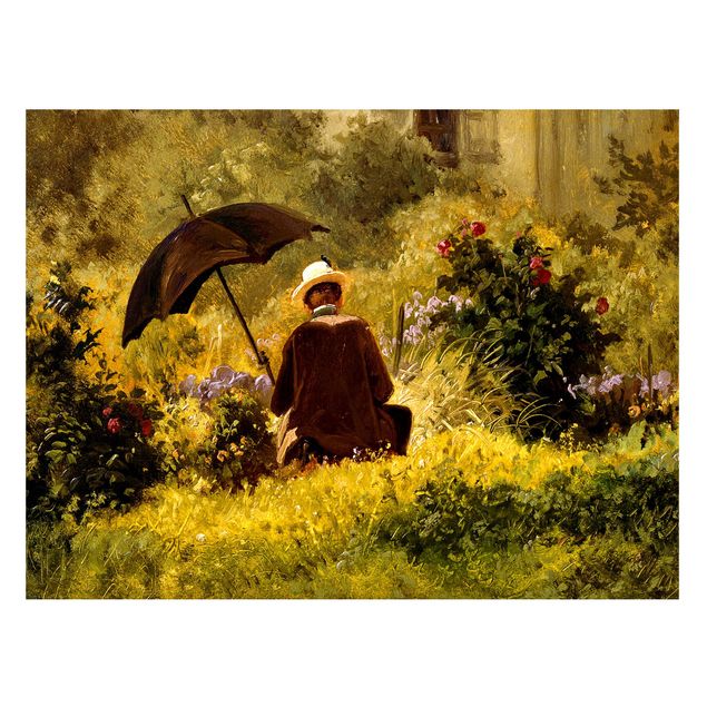 Estilo artístico Romanticismo Carl Spitzweg - The Painter In The Garden