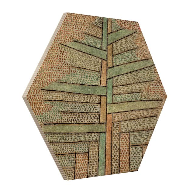 Cuadros de madera paisajes Paul Klee - Pine