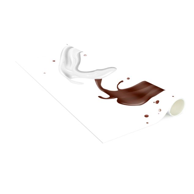 Alfombra blanca Chocolate Milk Heart