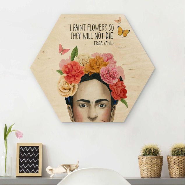 Cuadros de madera flores Frida's Thoughts - Flowers