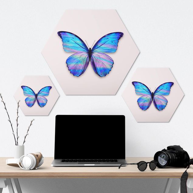 Cuadros modernos Holographic Butterfly