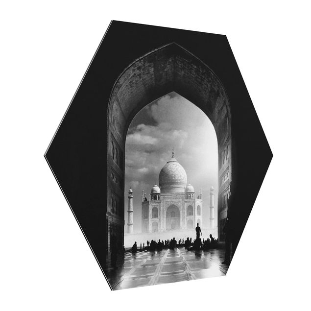 Cuadros a blanco y negro The Gateway To The Taj Mahal