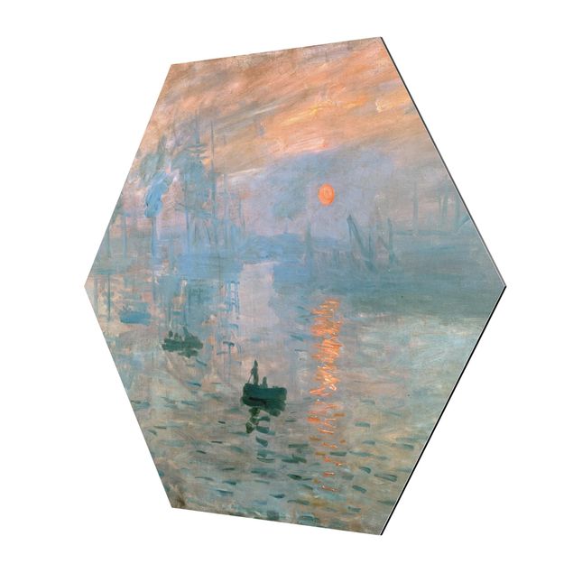 Láminas de cuadros famosos Claude Monet - Impression (Sunrise)