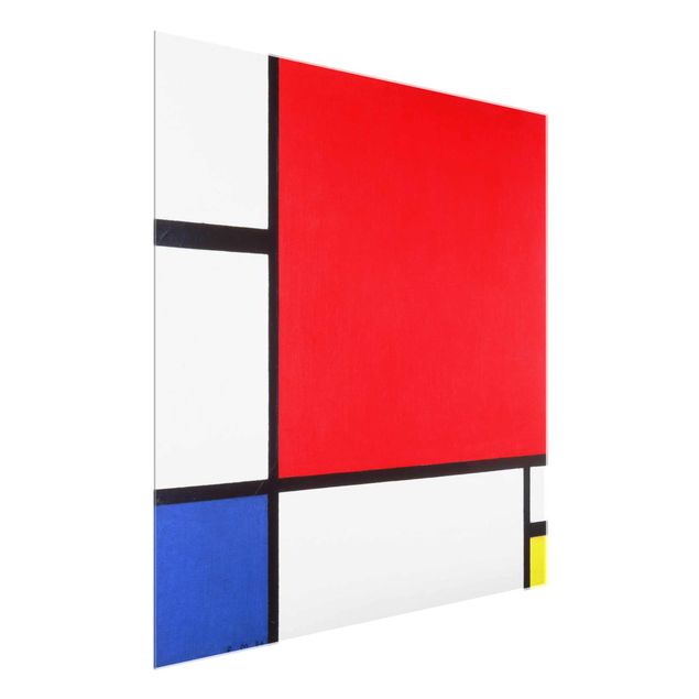 Reproducciónes de cuadros Piet Mondrian - Composition With Red Blue Yellow