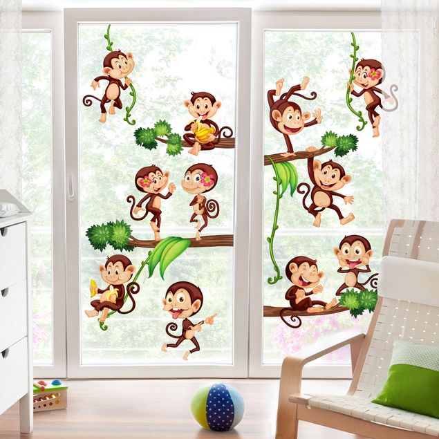 Decoración habitación infantil Monkeys from the Jungle