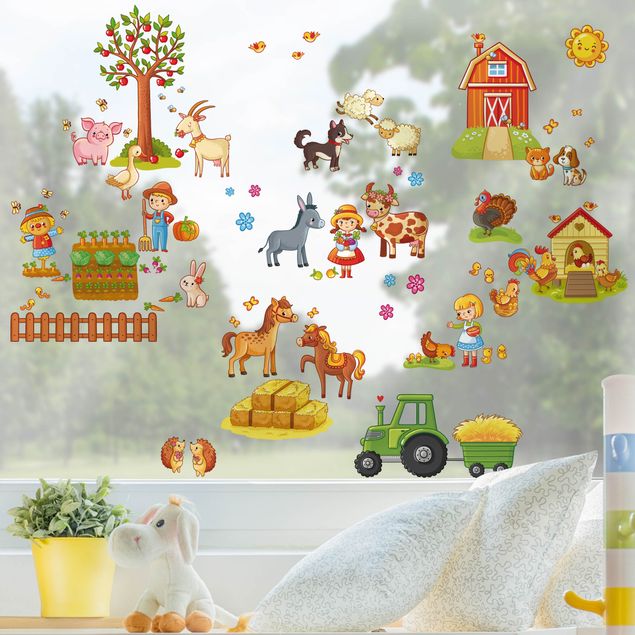 Decoración habitación infantil Big Farm-Set