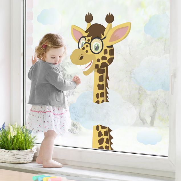 Decoración infantil pared Funny Giraffe