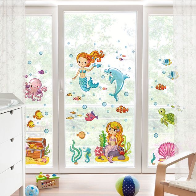 Decoración habitación infantil Mermaid - Underwater World Set