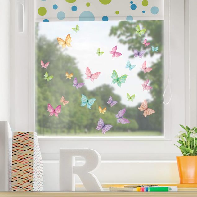 Decoración habitación infantil Set Glitter Butterflies
