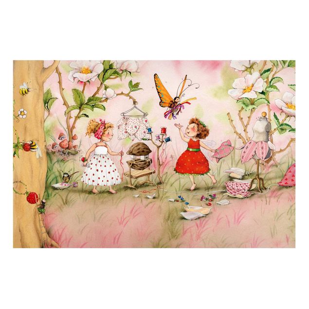 Vinilos para cristales animales Little Strawberry Strawberry Fairy - Tailor Room