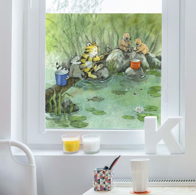 Decoración habitación infantil Little Tiger - Fishing