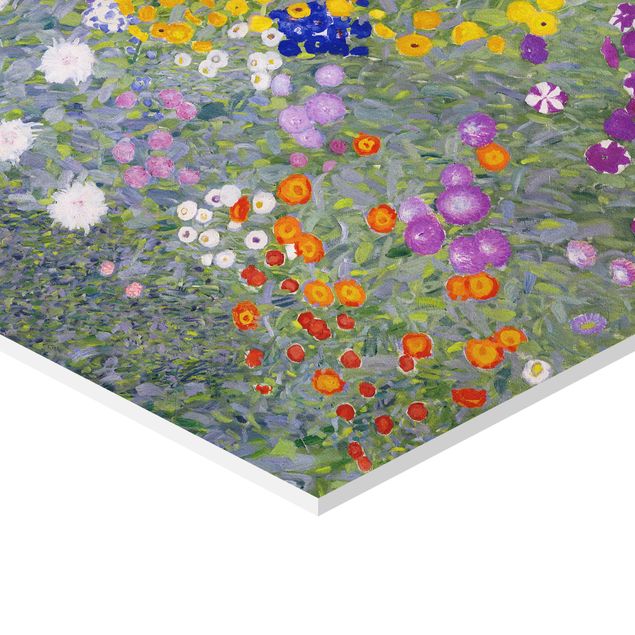 Cuadros morados Gustav Klimt - Cottage Garden